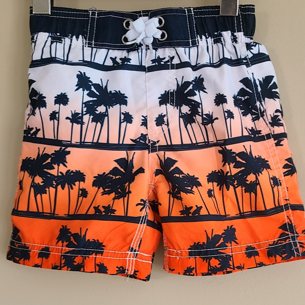 WEST COAST CONNECTION lined swim trunks